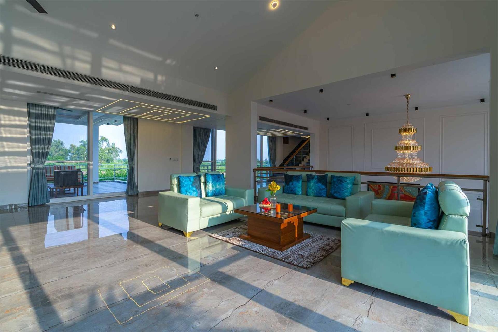 Stayvista At Serenity Farms With Pool, Lawn, Bonfire & Bbq Sohna 外观 照片
