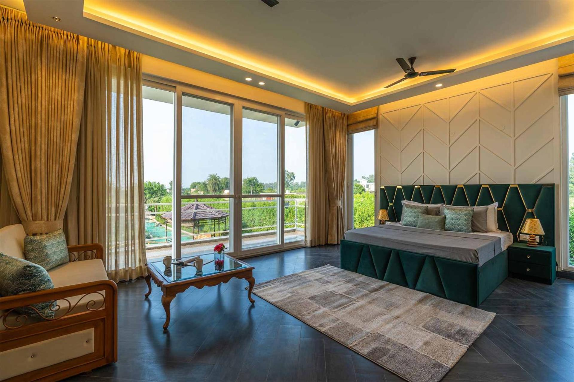 Stayvista At Serenity Farms With Pool, Lawn, Bonfire & Bbq Sohna 外观 照片